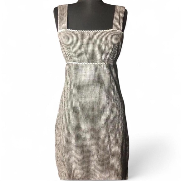 Xhilaration Black and White Gingham Dress - Picture 1 of 4